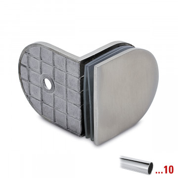 Winkelverbinder 90°, abgerundet Hanna Chrom Design Material Edelstahl