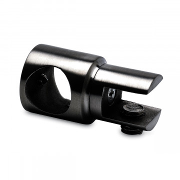 Glashalter offen für Rohr Ø 19,0 mm Chenna Schwarz Design