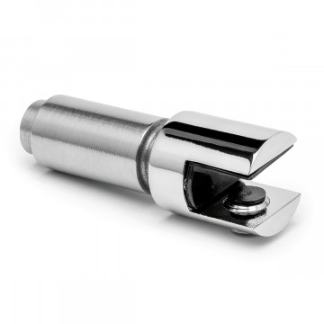 Glashalter für Rohr Ø 19,0 mm, Deckenmontage Alla Chrom Design Material Zamak