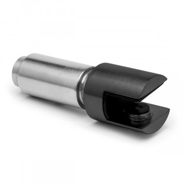 Glashalter für Rohr Ø 19,0 mm, Deckenmontage Alla Schwarz Design