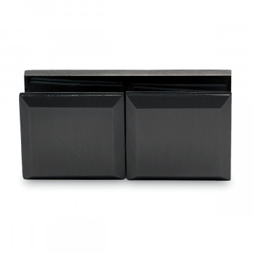 Winkelverbinder 180°, eckig Garina Schwarz Design