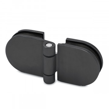 Glastürscharnier Aksun Glas / Glas Schwarz Design