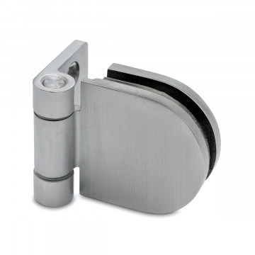 Glastürscharnier Aksun Glas / Wand Edelstahl Design Material Edelstahl