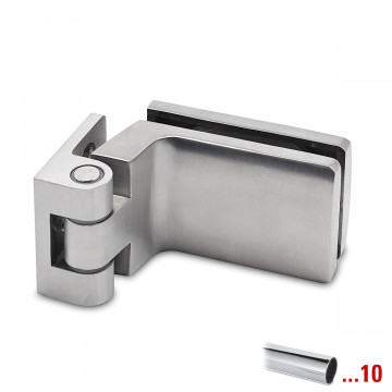 Glastürscharnier Victorine Chrom Design Material Edelstahl