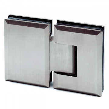 Glastürscharnier Akasha Glas / Glas flächenbündig Edelstahl Design Material Edelstahl