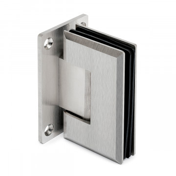 Justierbares Scharnier für Glastüren Tatum Glas / Wand beidseitiger Fuß Edelstahl Design Material Edelstahl