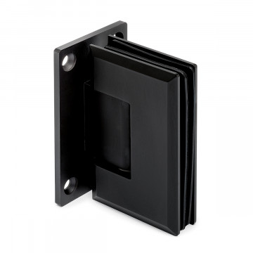 Justierbares Scharnier für Glastüren Tatum Glas / Wand beidseitiger Fuß Schwarz Design