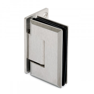 Justierbares Scharnier für Glastüren Tatum Glas / Wand einseitiger Fuß Edelstahl Design Material Edelstahl