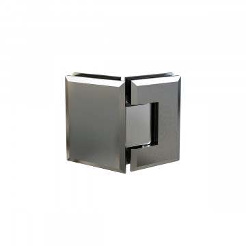 Justierbares Scharnier für Glastüren Tatum Glas / Glas 135° flächenbündig Edelstahl Design Material Edelstahl