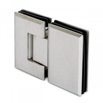 Justierbares Scharnier für Glastüren Tatum Glas / Glas 180° flächenbündig Edelstahl Design Material Edelstahl