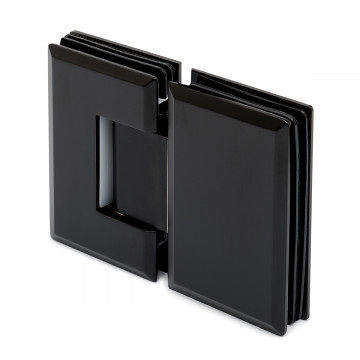 Justierbares Scharnier für Glastüren Tatum Glas / Glas 180° flächenbündig Schwarz Design