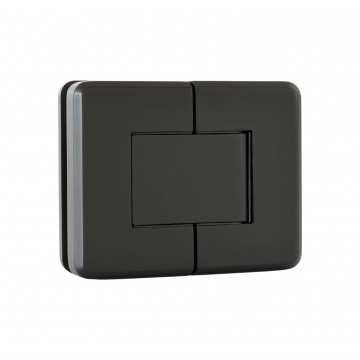 Glastürscharnier Leni Glas / Glas Schwarz Design