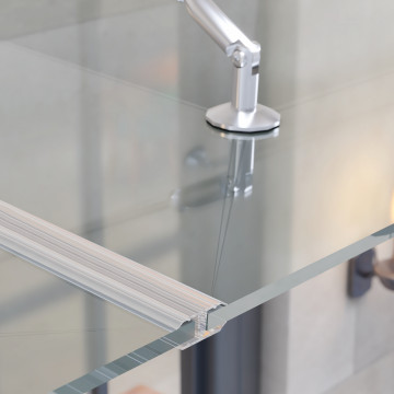 Glas Dichtungsprofil aus Kunststoff Lara