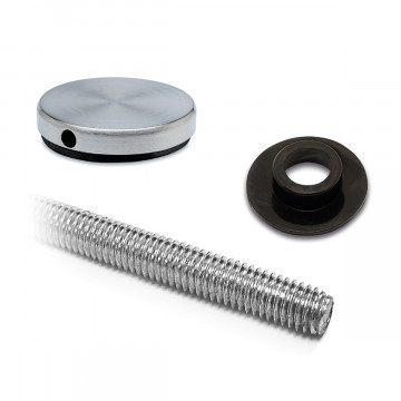 Montage-Set für einseitige Türgriffe Bellissa 25,4 mm (1") Edelstahl Design Material Edelstahl