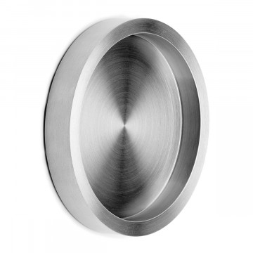 Griffmuschel für Glastür, selbstklebend Rowana Edelstahl Design Material Edelstahl