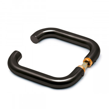 Türdrücker-Set, U-Form Luna Schwarz Design