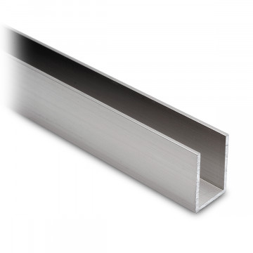 U-Profil 30 x 20 x 30 mm Edelstahl Design Material Aluminium