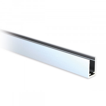 U-Profil 40 x 25 x 40 mm Aluminium silber matt eloxiert
