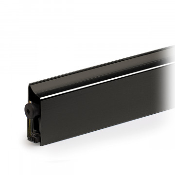 Absenkdichtung für Glastür, selbstklebend Clarita DIN links 925 mm Schwarz Design