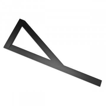 Glaserwinkel mit Verstrebung Carole 1050 mm