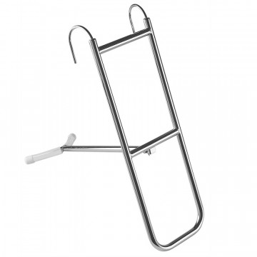 Bugleiter mit ausziehbaren Bügeln 750-1080 x 250 mm 3-stufig Edelstahl-316 (A4)