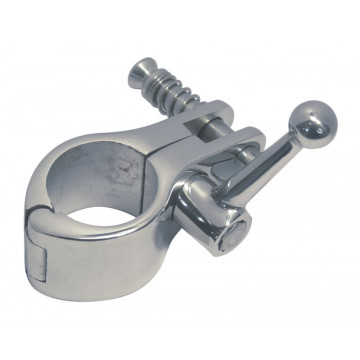 Rohrmittelstück mit Knebel 2-tlg. für 25 mm Rohr Edelstahl-316 (A4)