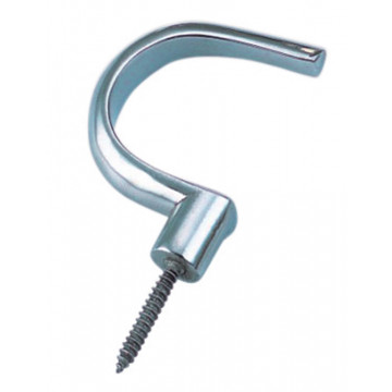 Kleiderhaken mit Holzgewinde 26 mm Edelstahl-304 (A2)