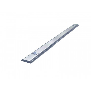 Scheuerleiste flach massiv 20 mm poliert und gebohrt (3m) Edelstahl-316 (A4)