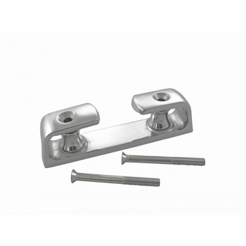 Klüsenklampe 205 x 40 mm für Tauwerk 16-22 mm Edelstahl-316 (A4)