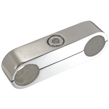 Haltegriffverbinder massiv für Rohr 25 mm Edelstahl-316 (A4)