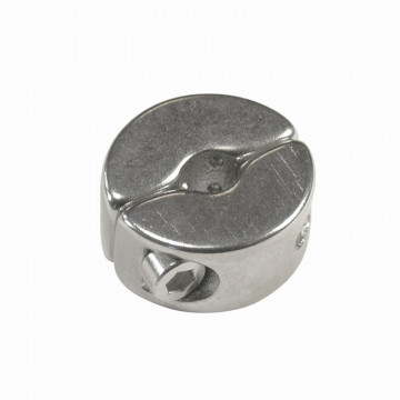 Klemmring 2-tlg. mit 2 Schrauben 5 mm M3 20 x 10 mm Edelstahl-316 (A4)