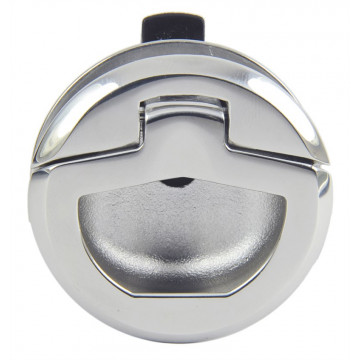Einlassgriff 57 mm rund ohne Schloss Edelstahl-316 (A4)