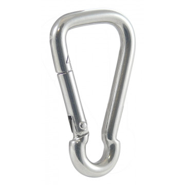 Karabinerhaken asymmetrisch 5 x 50 mm Edelstahl-316 (A4)