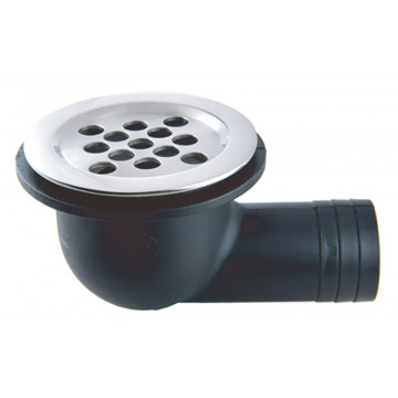 Wasserablauf mit Schlauchanschluss 82 mm für Schlauch 38 mm Edelstahl-316 (A4)