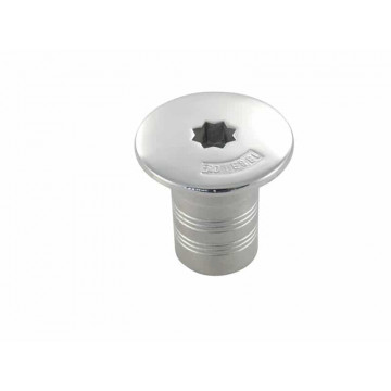 Einfüllstutzen mit Winschaufnahme 1 1/2" WASTE Edelstahl-316 (A4)