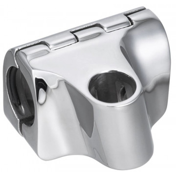 Relinghalter für Sonnensegelmast Typ B für Reling 32 mm Mast 22 mm Edelstahl-316 (A4)