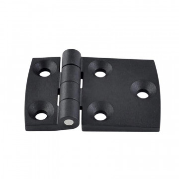 Kunststoff-Scharnier asymmetrisch 90 x 60 mm Edelstahl-316 (A4)