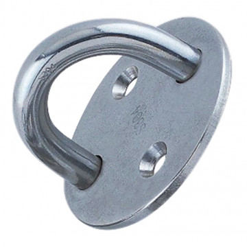 Augplatte rund 40 mm Bügel 6 x 17 mm Edelstahl-304 (A2)