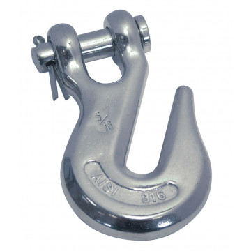 Kettenfanghaken mit Gabel für Kette 8 mm Edelstahl-316 (A4)