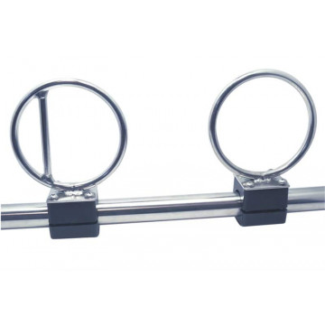Spinnakerbaumhalter für Rohr 25 mm Edelstahl-316 (A4)