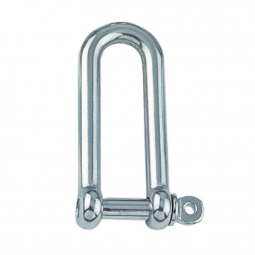 Rundschäkel lang 16 mm Edelstahl-316 (A4)