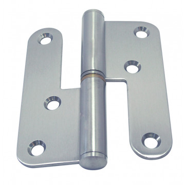 Türscharnier 2-tlg. 82 x 98 mm Links Edelstahl-304 (A2)