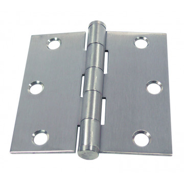 Scharnier schwere Ausführung 75 x 75 mm Edelstahl-304 (A2)