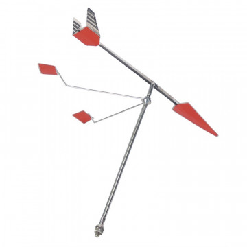 Wind-King mit Reflektoren 400 x 335 mm M8 Edelstahl-304 (A2)