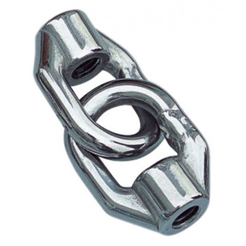 Doppel-Langaugenmutter M8 Edelstahl-316 (A4)