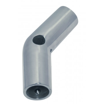 Relingverbinder 140° für Rohr 22 mm Edelstahl-316 (A4)