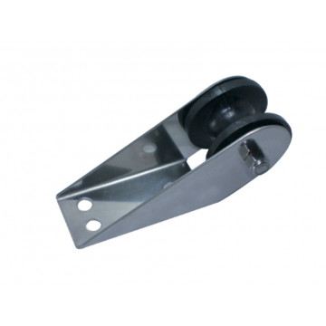 Bugrolle kurz 50 mm Edelstahl-304 (A2)