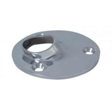 Relinganschweißfuß rund 60° 69 mm für Rohr 22 mm Edelstahl-316 (A4)