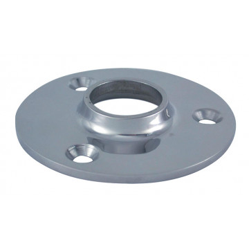 Relinganschweißfuß rund 90° 75 mm für Rohr 25 mm Edelstahl-316 (A4)