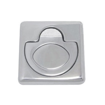 Einlassgriff 50 x 50 mm eckig Edelstahl-316 (A4)